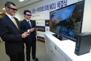 LG 3D Xbox360 300x202 Xbox 360 : La 3D arrive en juin...