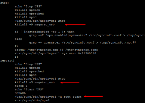 Stop UPS Stop UPS Synology – Onduleur incompatible