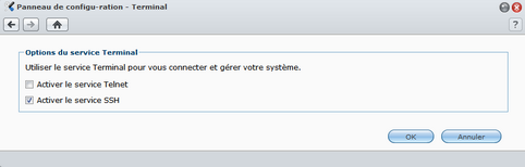 Terminal Terminal Synology – Onduleur incompatible