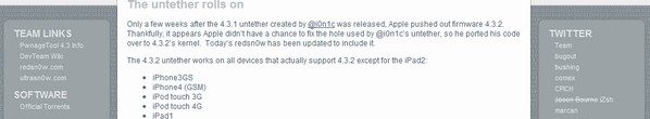 jailbreak ios 4.3.2 Jailbreak iOS 4.3.2