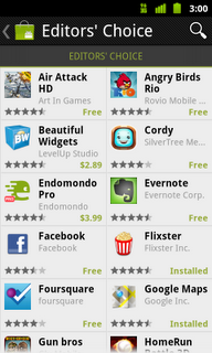 Android Market Choix Android Market Choix Android Market change