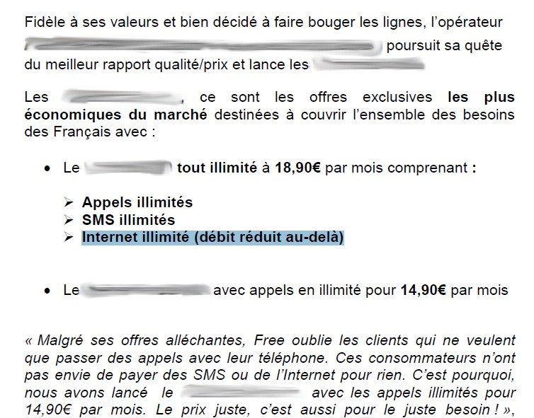 Internet illimite Internet illimite Vache à lait