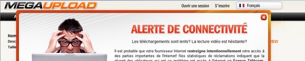 bandeau fai megaupload Fermeture de Megaupload, nos FAI se frottent les mains