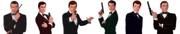  Les voitures de James Bond en 1 image