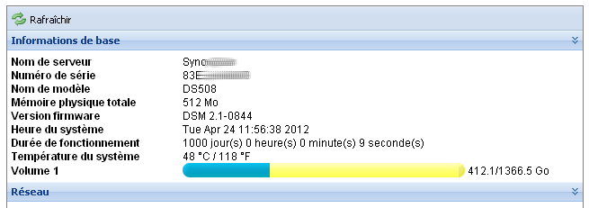 DS508_1000_jours_uptime DS508 1000 jours uptime NAS : les 1001 nuits
