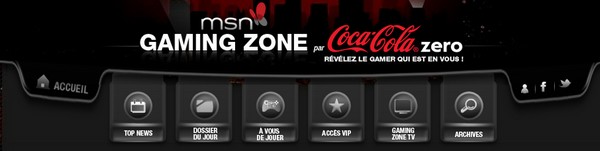 msn gaming zone coca cola Gaming Zone arrive sur MSN