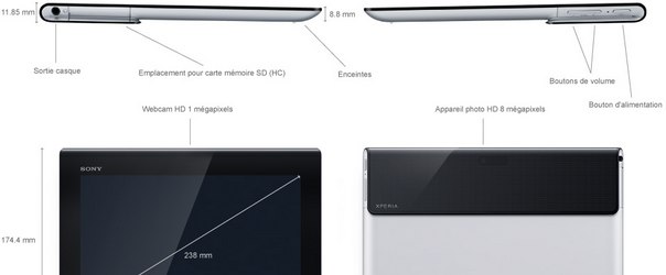 bandeau sony xperia tablet s Sony annonce sa tablette Xperia Tablet S