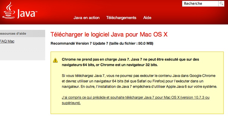 mise a jour java 7u7 La mise à jour Java enfin disponible