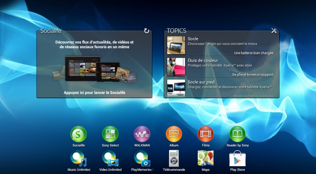 capture home Test Xperia Tablet S