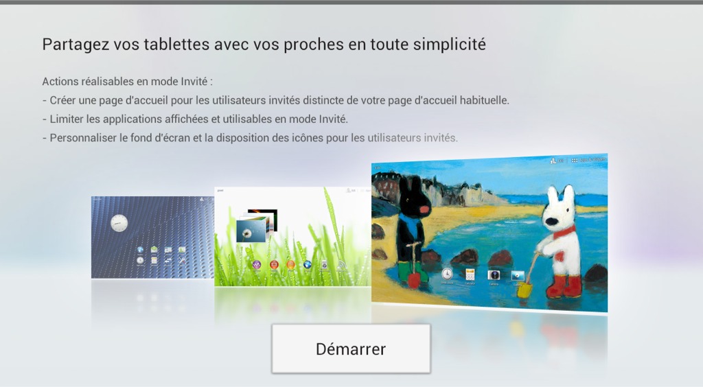 explication mode invite Test Xperia Tablet S