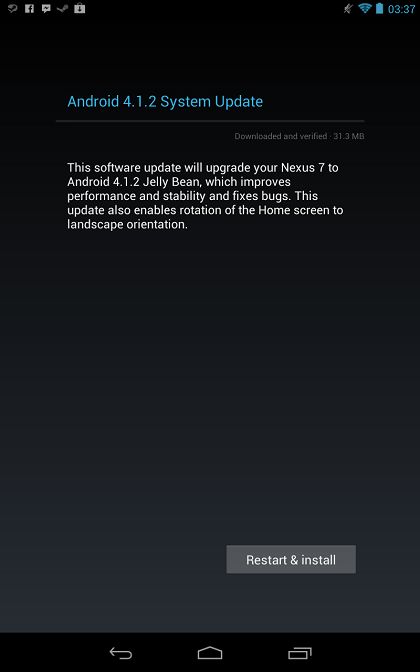 Jelly Bean Jelly Bean Mise à jour Android 4.1.2