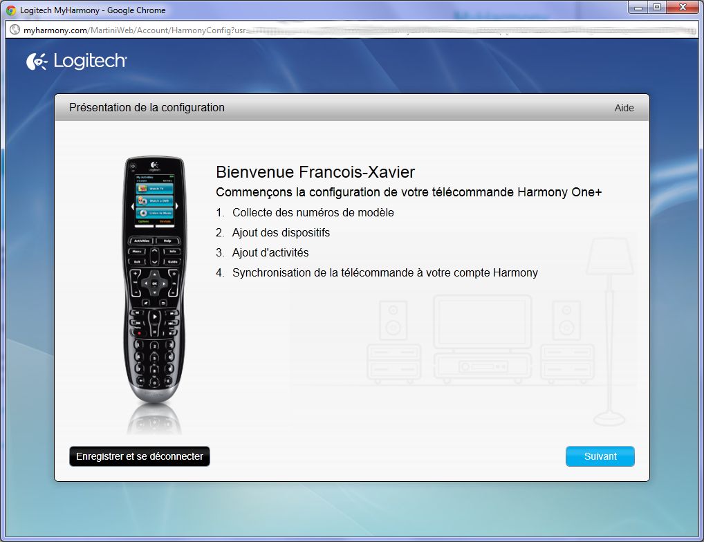 Logitech MyHarmony Logitech MyHarmony Logitech Harmony Touch débarque