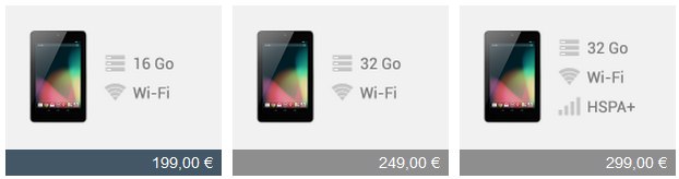 Nexus 7 Nexus 7 Google annonce les Nexus 4, 7 et 10
