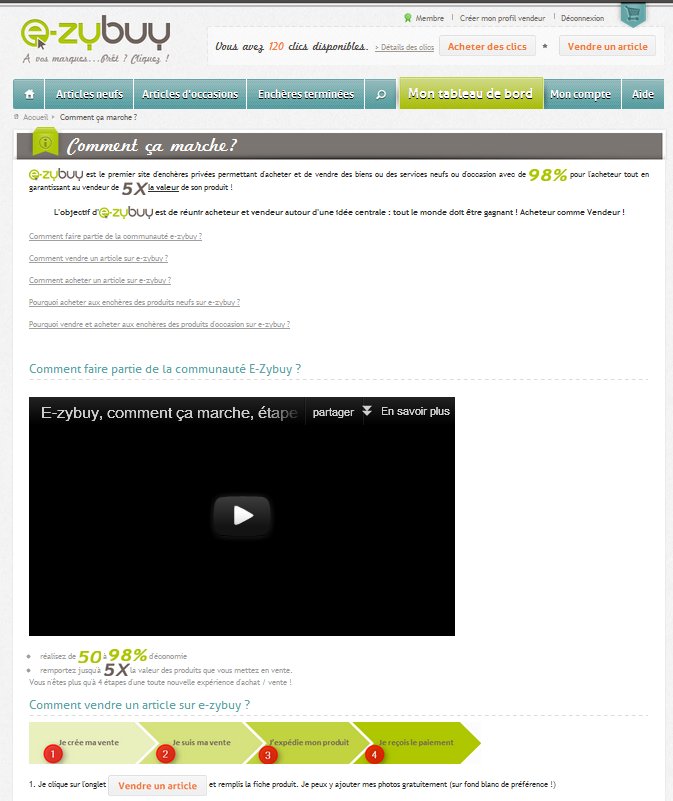 comment ca marche comment ca marche Découverte du site E Zybuy et concours