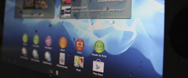 eau xperia tablet s eau xperia tablet s La Sony Xperia Tablet S prend leau
