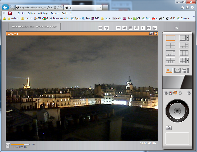 Test du NAS TS 469L et firmware 3.8 12 surveillance station Test du NAS TS 469L et firmware 3.8