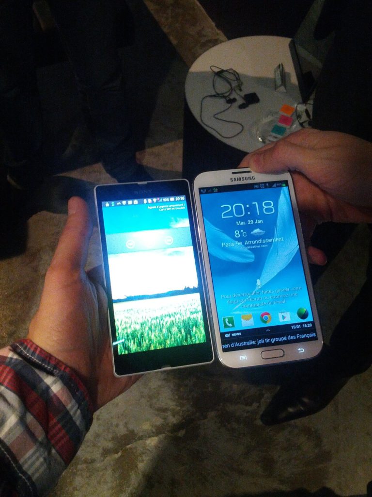 Xperia Z avant et Note 2 768x1024 Prise en main Sony Xperia Z