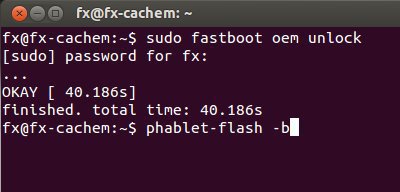 Installer Ubuntu Touch en 4 étapes command fastboot et phablet flash Installer Ubuntu Touch en 4 étapes